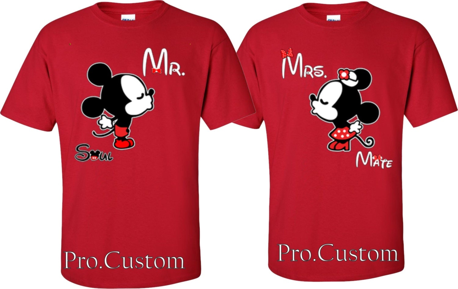 couples mickey and minnie shirts