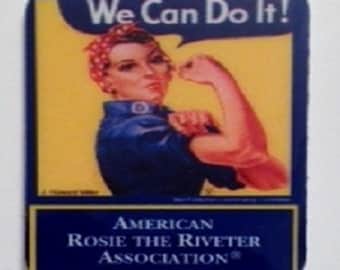 Rosie the Riveter Stamp Pin