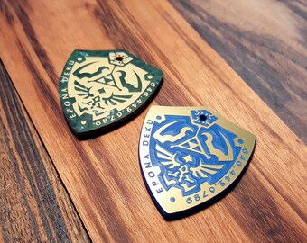 Zelda Pet ID Tag / Hylian Shield Pet ID Tag / Link Master Shield Pet ID Tag / Custom Engraved Pet Id Tag / Dog Tag