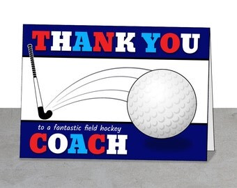 Hockey thank you | Etsy