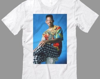 90's The Fresh Prince T Shirt, Will Smith T Shirt, Premium Quality fabric, All Sizes from kid Sml - Adult 5XL