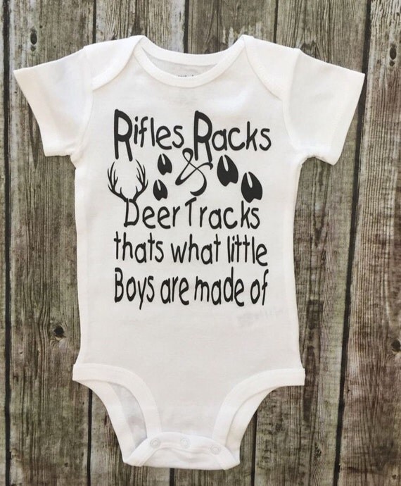 Deer Bodysuits Baby Boy Hunting Bodysuits by SimplyCoutureKids