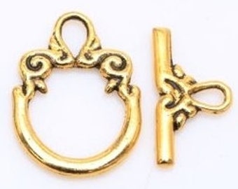 Antique gold clasp | Etsy