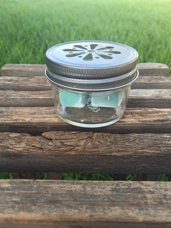Car CupHolder Air Freshener 1 Jar 1 Lid 1 Wax by TexasRootsCo