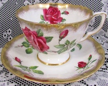 Popular items for rosebud tea cups on Etsy