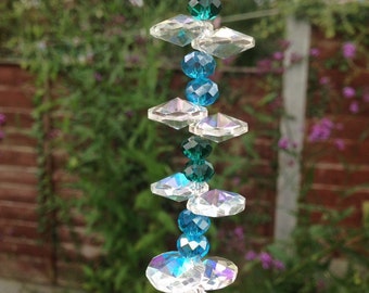 Items similar to Wing of Light - paper wing & crystal Suncatcher set ...