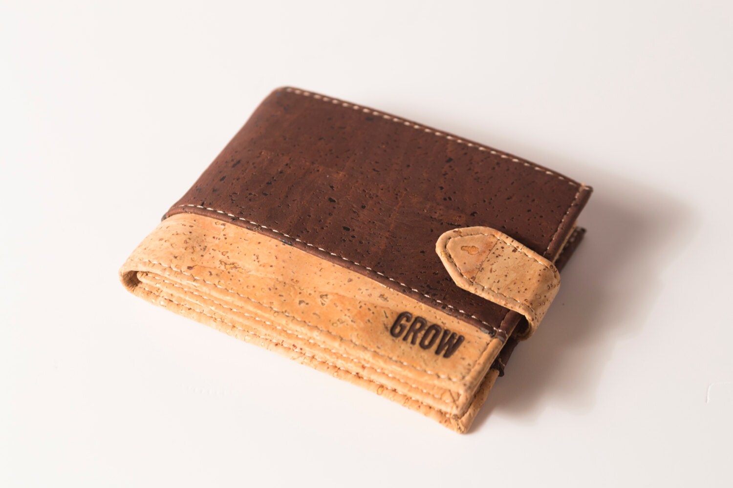 Vegan wallet for Men Cork wallets FREE SHIPPING Handmade