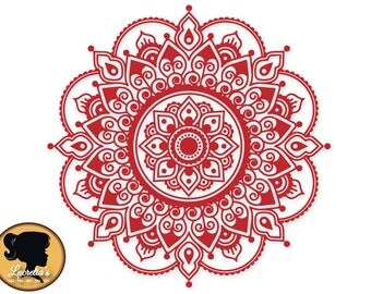 Flower Mandala SVG Cut Files for Vinyl Cutters, Screen Printing, Silhouette, Die Cut Machines, & More