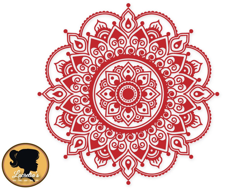 Download Flower Mandala SVG Cut Files for Vinyl Cutters Screen