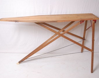 Reserved for Sarah - Vintage wood ironing board, farmhouse ironing board