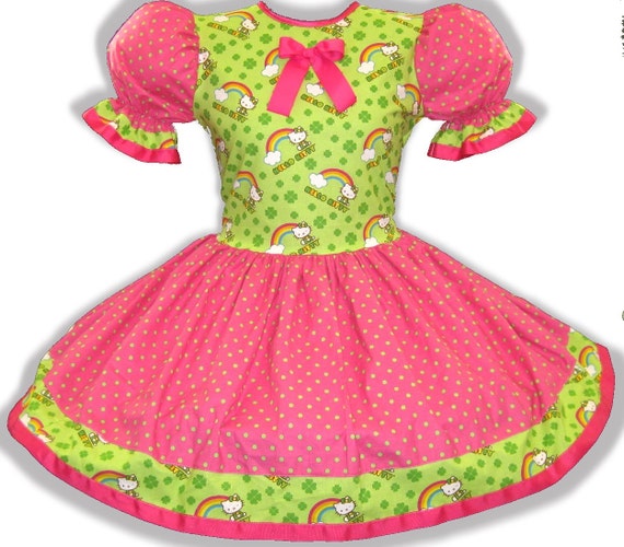 Made To Fit Hot Pink Hello Kitty Adult By Leannesprettydresses