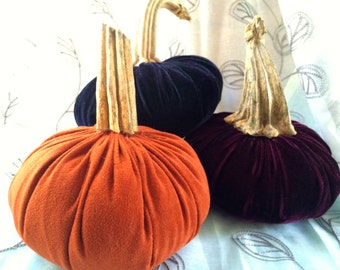 Velvet Pumpkins