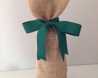 Hessian Wine Bag, Burlap Wine Bag, Gift Bag, Bottle Bag