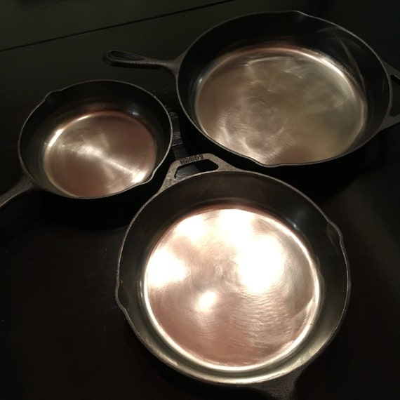 Polished Lodge 8 Cast Iron Skillet. by ConditionedCastIron on Etsy