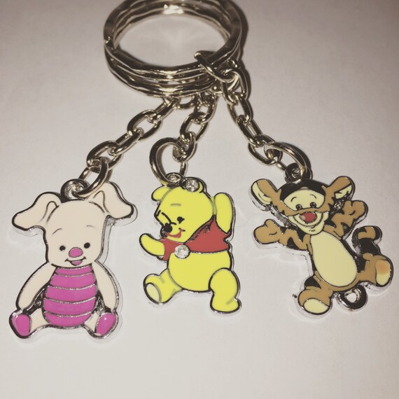 winnie the pooh plush keyring