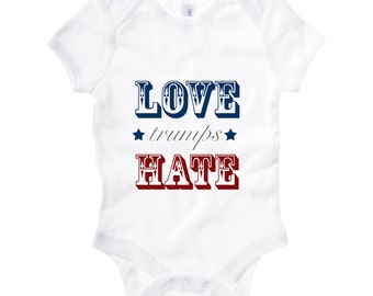 LOVE trumps Hate | Onesies and Kids Tees