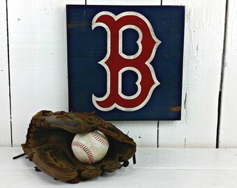 7 SIZES - Boston Red Sox - Fenway Park - Distressed Wood Sign