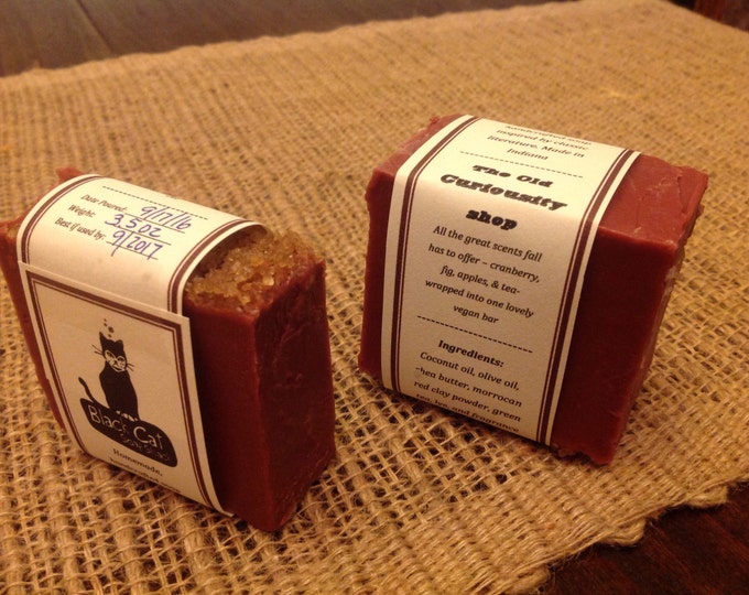 The Old Curiousity Shop Vegan Book Soap - Handmade Soap, Natural Soap, Cold Process Soap, Handcrafted Soap