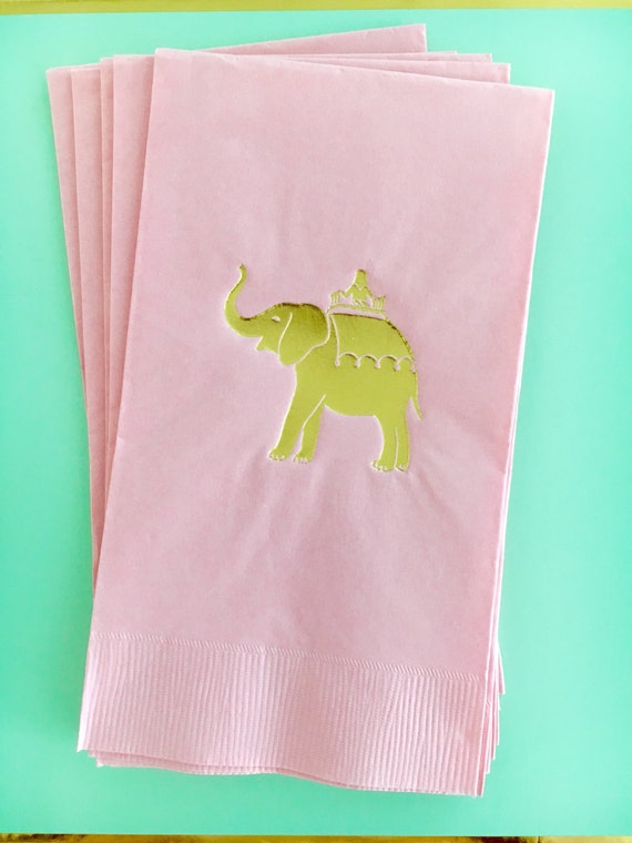PINK ELEPHANT Guest towels