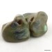 Nugget Beads, Ceramic Beads, Stoneware Beads, Green Bead Beads, olive green Beads, Primitive beads, Artist Bead, Artisan Beads, Unusual Bead