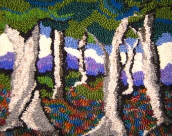 Rug Hooking Pattern......Magic Wood