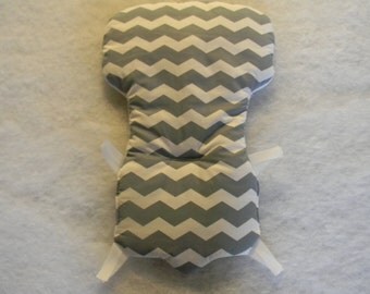 Eddie Bauer or Carter High Chair Cover In grey Chevron