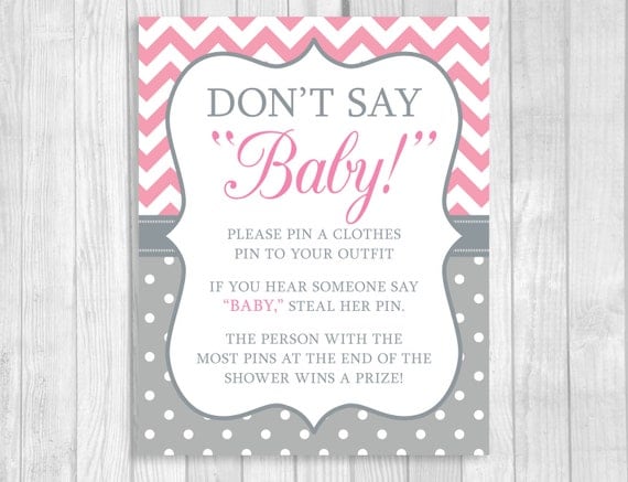 It is a graphic of Impeccable Don T Say Baby Printable It is a picture of Impeccable Don T Say Baby Printable