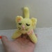 stuffed yellow cat