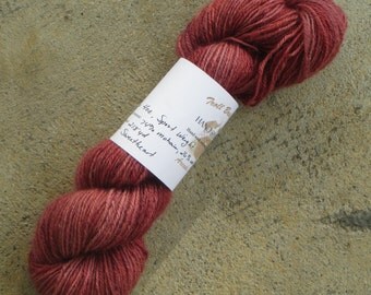 CLEARANCE** Sweetheart - sport weight mohair and wool hand spun and hand dyed yarn