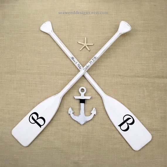 41 Personalized Wedding Guest Book Paddles Pair of 2