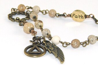 Recovery 12 Step Beads, Prayer & Meditation for Addiction Recovery