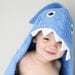 Personalized Yikes Twins Shark hooded towel