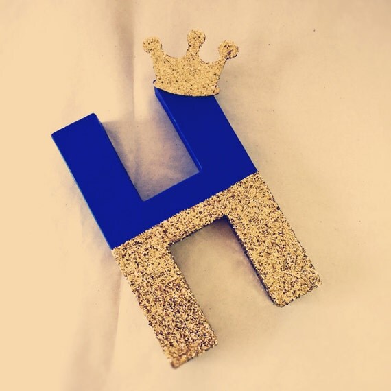 glitter letters royal blue king letters glitter gold crown