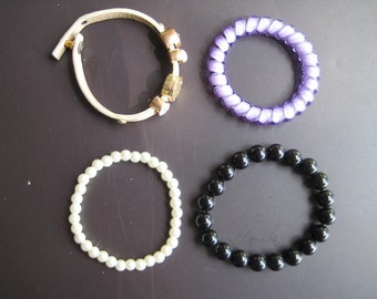 lot of 8 Vintage Bracelets