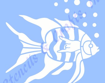 fish stencils etsy