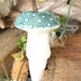 Mushroom Stake water tender ....Water Globe System amanita Plant water Planter decor ready to ship