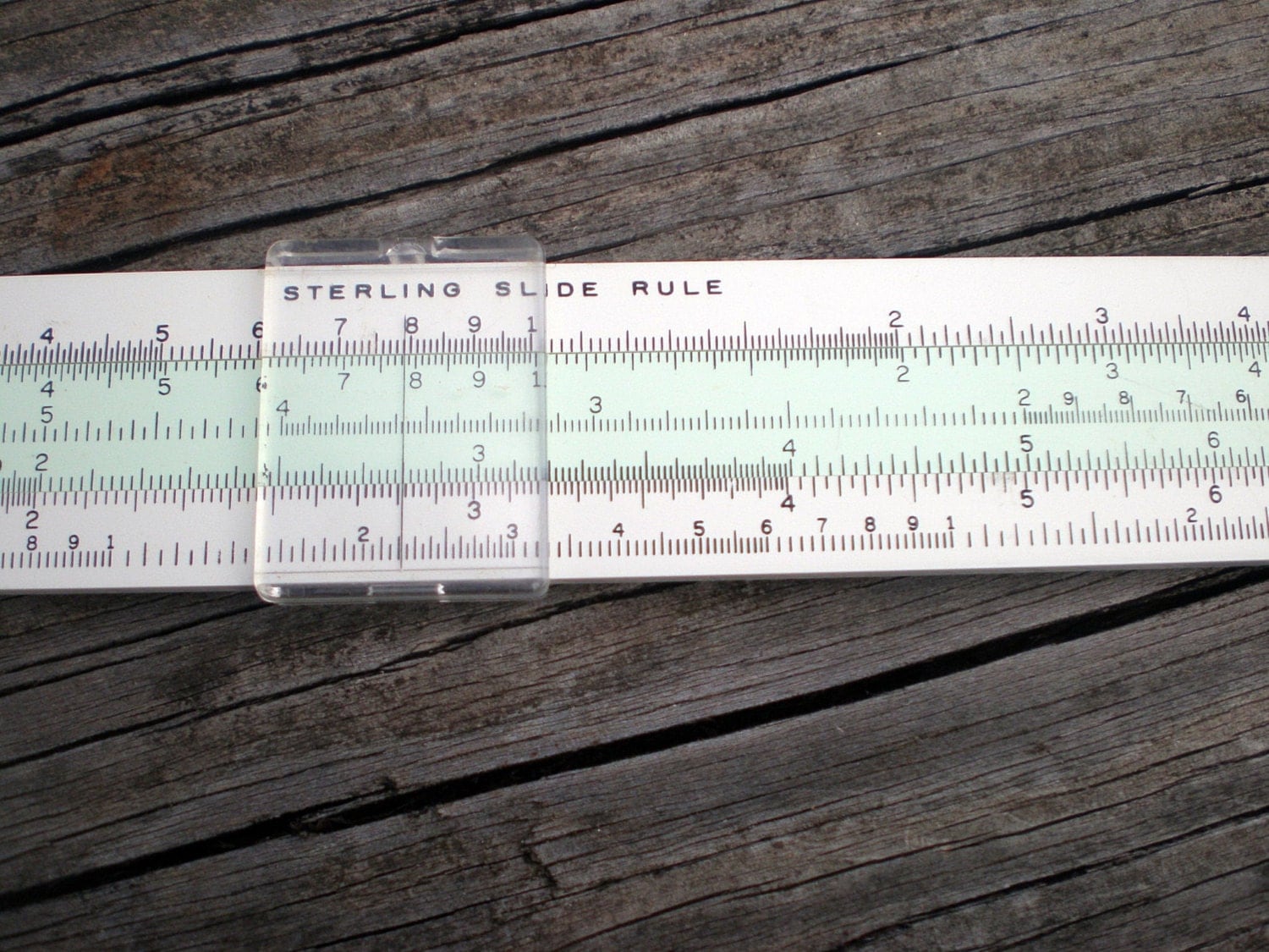 Vintage Slide Rule Precision Sterling Old School Math Tool