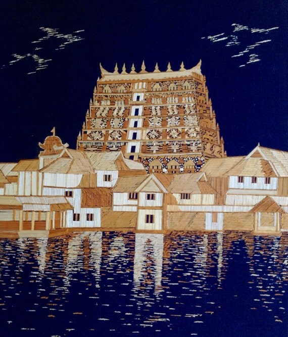 Items similar to Hindu temple Handmade with rice straw. Have U seen