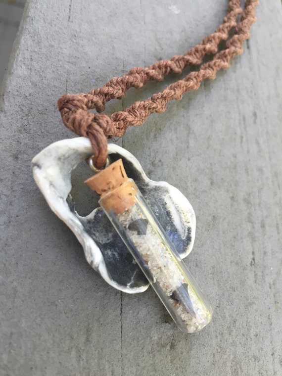 Hemp necklace shark tooth necklace shell necklace natural
