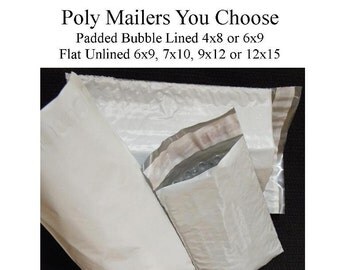 Shipping Bags, Bubble Mailers, Poly Mailers, Shipping Envelopes, 4x8 Bubble Mailers 6x9, 9x12, Large Mailers