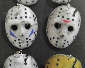 Jason Voorhees Hockey Mask Keychain.