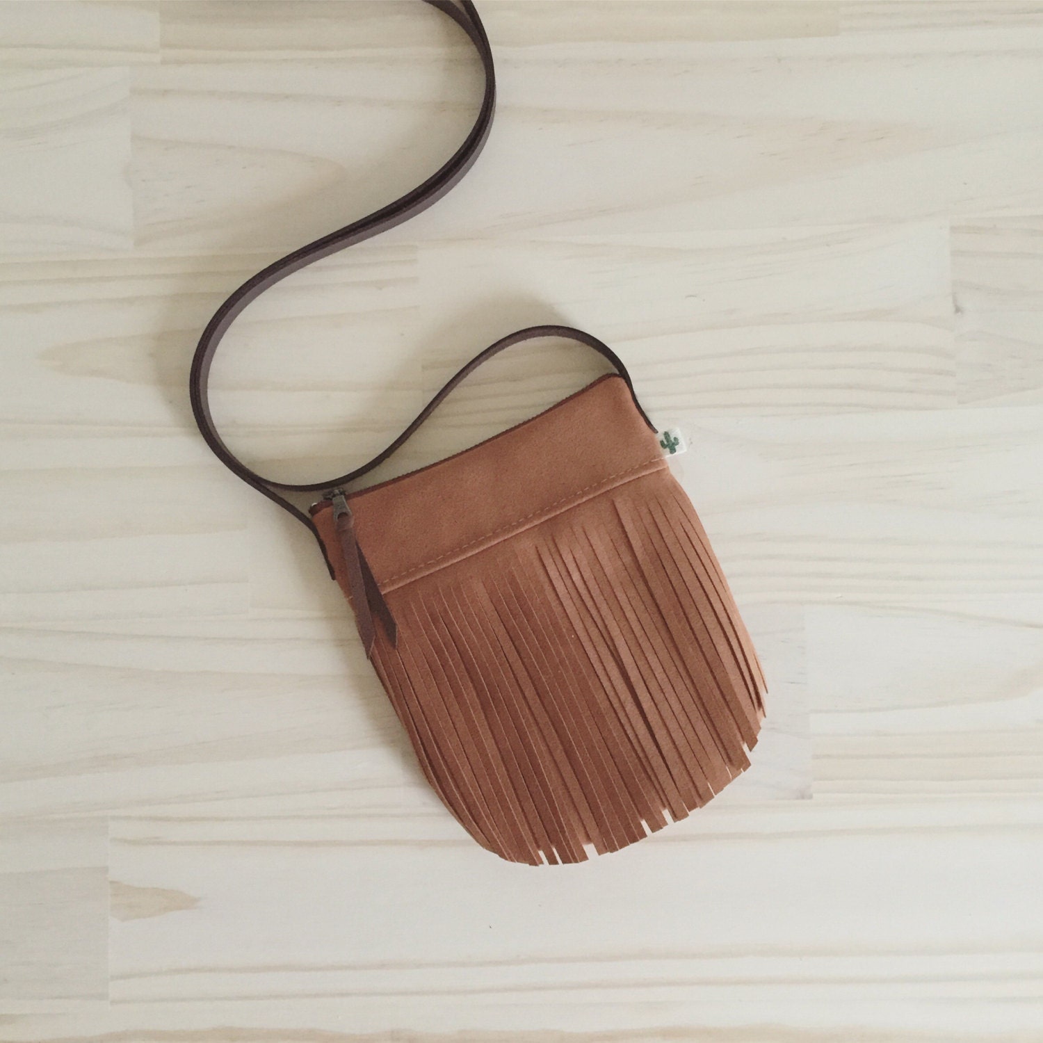 small fringe crossbody bag