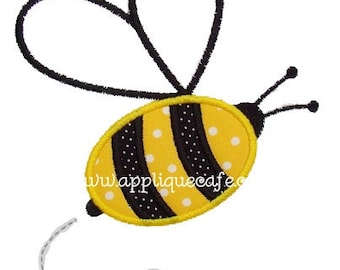 310 Bumble Bee Machine Embroidery Applique Design
