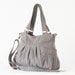 Canvas bag in grey, crossbody bag purse shoulder bag cotton bag crossover purse messenger diaper bag - Elessa bag