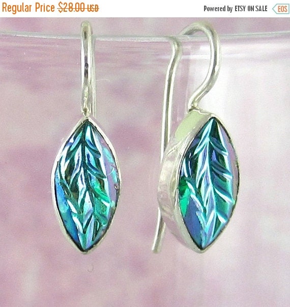 Vintage Golden Leaf Earrings with Colorful Zirconia