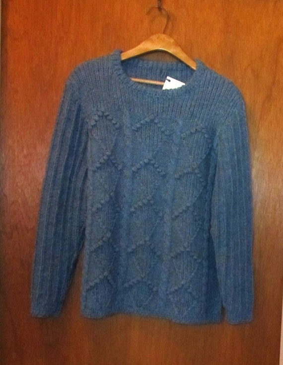 teal pullover sweater