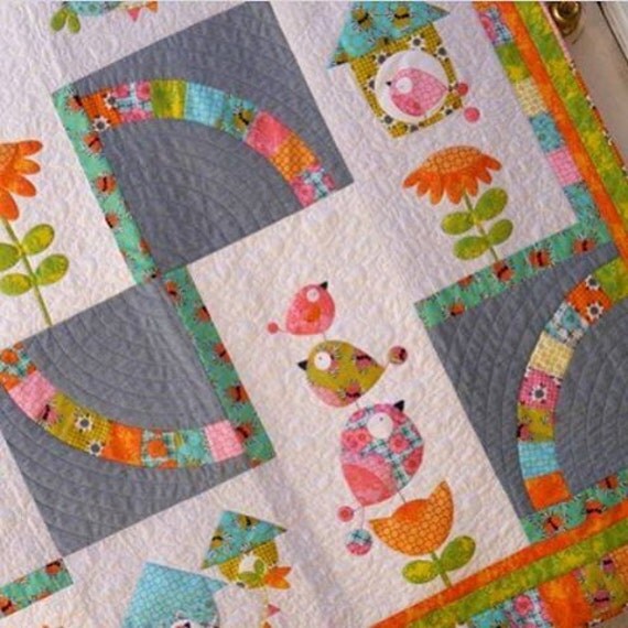 Bird Song Applique Quilt Pattern