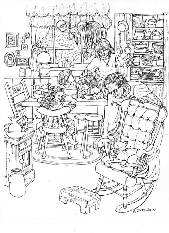 Download COLORING PAGE Instant Printable Art for Adults.TeensChildren