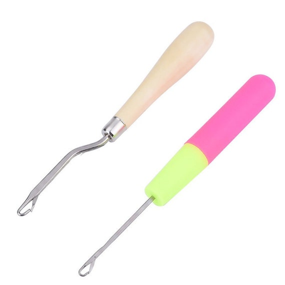 Crochet Needle Latch Hook with Wooden Handle Craft/Hair by 1supply