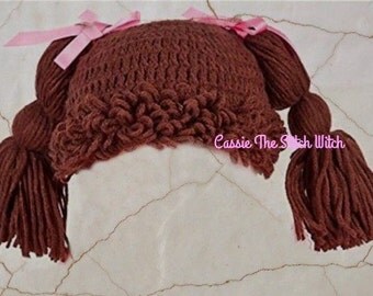 Cabbage Patch Hat | Cabbage Patch Wig | Baby Cabbage patch hat | Crochet Cabbage patch hat